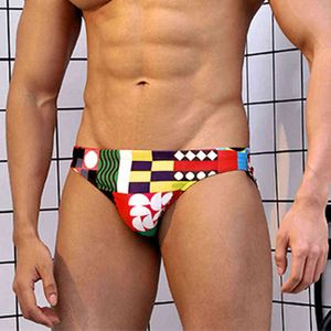 Men's Swimwear Sexy Men's Swimming Briefs Bikini Swimwear Swimming Tree Trunks For Young Man Swimsuit Gay Swimsuit Beach Shorts Desmiit Swimsuit 2022 J220913