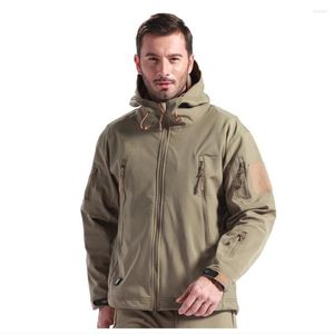 Jaktjackor Tad Gear Tactical SoftShell Camouflage Outdoor Hiiking Jacket Men Army Sport Waterproof Clothes Military