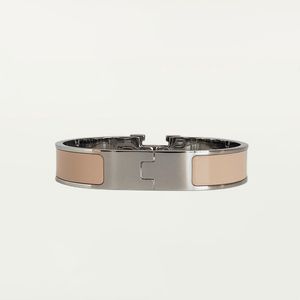 Designer Bangle Uomo Donna Braccialetti con lettera d'argento Gioielli di design di lusso Colorfast ipoallergenico