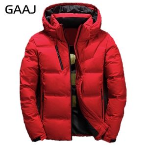 Men's Down Parkas GAAJ Brand Men Jacket Hoody Winter Warm Coat White Duck Thick Puffer Windbreaker Parka Jackets Overcoat Anorak Man 220919