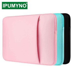 Laptop Bags Laptop Bag Case Cover For Macbook Air Pro 13 11 12 15 156 For Xiaomi Lenovo Hp Notebook Computer Sleeve 14 Inch Accessories J220920