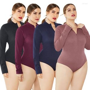 Kvinnors tvåbitar byxor Kvinnor Kvinnor Svart långärmad bodysuit Autumn Winter Sticked Turtleneck bodysuits Sexig bodycon hög midja