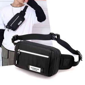 Mulheres na cintura casual masculino Moda Moda Multifuncional Fanny Pack Bum Bum Sags Hip Money Belt Travel para bolsa de celular Male J220705