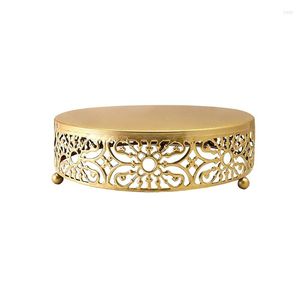 Festive Supplies D08D 8/12 Inch Hollow Round Metal Cake Stand Holder Dessert Cheese Cupcake Pastry Display Plate Tray Serving Platter For