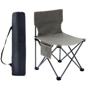 Mobili da campeggio Sedie da campeggio pieghevoli 600D Oxford Forniture di grandi dimensioni Sedia da spiaggia per esterni con portabicchieri Borsa portaoggetti Schienale per sgabello da pesca