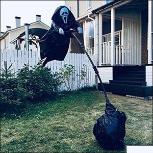 Other Festive Party Supplies Home Garden Ghostface Scarecrow Halloween Scary Hanging Screaming Fo Ot6Re