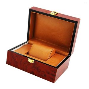 Watch Boxes Wristwatch Dislpay Box Organizer Luxury Wooden Showcase for Men Women Collection