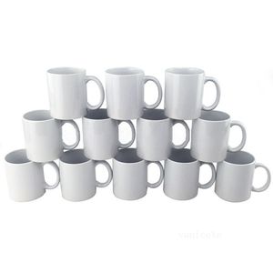 Wärmeübertragung weiße Tasse Werbebecher Farbwechselbecher Großhandel leere Becher Verbrauchsmaterialien personalisiertes individuelles Design WasserbecherLT038-2