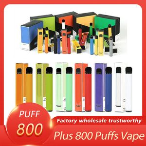 Plus Puffs Electronic Cigarettes Disposable Vapes Colors Mah Battery Ml Prefilled Vape Portable Vapor