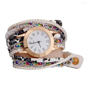 Wristwatches Exotic Bracelet Watch Decorative Nice-looking Multi Layers Quartz For Daily Life