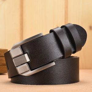 Kemerler Erkek Orijinal Kemer Moda Erkekler inek derisi deri kayış vintage lüks pim toka erkekler cummerbunds ceinture homme