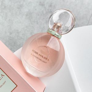 Lyxmärke rose goldea blossom glädje parfym 75 ml kvinnor doft eau de parfum 2.5fl.oz långvarig god lukt frukt blomma lady flicka köln spray snabb fartyg