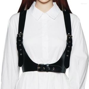 ベルトゴシックソリッドカラーは、サスペンダーベルトの女性ウエストコルセットを持ち上げて、女性のファッションスリミングウエストバンドバックル閉じたコルセットx4yc