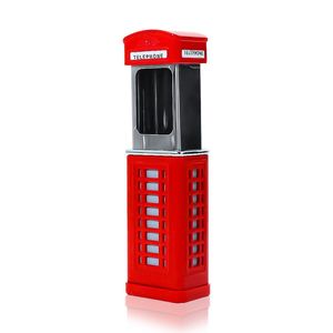 Telephone Booth Metal Ashtray Smoking Ash Holder Mini Style Cigarette Holders For Smoker Wholesle