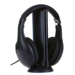 Headsets 5-In-1 Wireless Headset Head-Mounted Home TV Headset PC Gaming Headset Voice Chat Built-In Microphone T220916