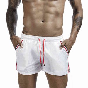 Herrbadkläder nylon män simning shorts sexiga shorts män badkläder strand surf baddräkt boxare trosor gay baddräkt man j220913