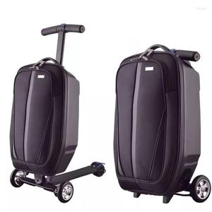 Suitcases Mężczyznę Modną deskorolkę Trolley Walizka Torba podróżna na kołach Kobiety Rolling Bagage Student Multi-Purpose Brand