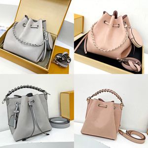 2 colors fashion ladies bucket bags two styles leather luxury handbag shoulder bag with detachable shoulders strap gift box packaging