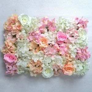 Party Decoration Artificial Rose Silk Flowers For Home Wedding Hand Make Flower Wall Backgroud Table Centerpiece Decor