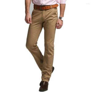 Męskie garnitury marka masy paty Casual Pants Men Mid Full proste garnitur na zewnątrz ćwiczenia męskie bawełniane spodnie khaki