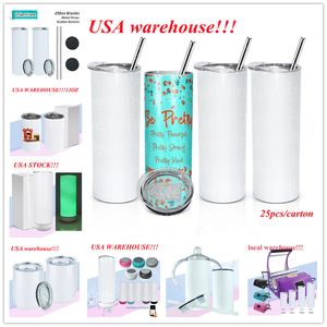 local warehouse sublimation straight tumbler speaker tumbler 12oz Sippy cup baby bottle milk cups skids bottles