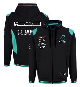 Uniforme de equipe de Fórmula 1 F1 Masculino Série de Corrida Jaqueta Suéter Outono e Inverno Logotipo do Carro Jaqueta Esportiva