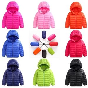Down çocuk ceket dış giyim erkek ve kız sonbahar sıcak kapüşonlu ceket genç parka çocuk kış ceket boyutu 1 2 10 12 15 yaş 220919