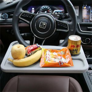 Car Steering Wheel Dining Table Notebook Support Tray Storage Rack Computer Outdoor Driving