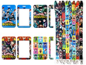 Ciondoli per cellulari Hot 10 pezzi My Hero Academy Giappone Anime cartoon Cordino ID Porta badge Chiavi Porta cellulare ID per chiavi auto 2022 Nuovi gioielli #