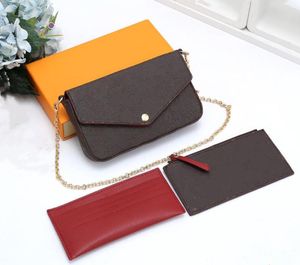 set luxurys designers handbag messenger chain coin pouch purse tote wallet crossbody bag