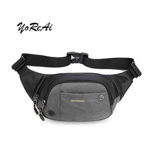 Yorai Marsupio da viaggio Marsupio Marsupi Zipper Outdoor Sport Nylon Corssbody Pouch Uomo Marsupi Pettorali Unisex J220705