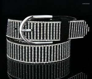 Cinture 2022 Per Le Donne Cinturones Para Hombre Strass Pieno Largo 2.8 CENTIMETRI Unisex Cintura Da Uomo di Alta Qualità Casual Business