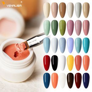 Art Venalisa Solid Creamy Manicure 60 Color LED Soak Off Paint Ink UV Nail Polishes Lacquer