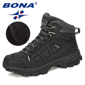 Klänningsskor bona designers ko split varma stövlar män mode hög topp sneakers manliga vinter botas hombre snö bekväm 220921 gai gai gai