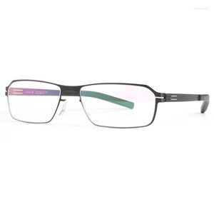 Солнцезащитные очки рамы kjdchd spectacles уникальные не винтовые бренда прямоугольная рама для оптических очков рецептурные очки мрачные