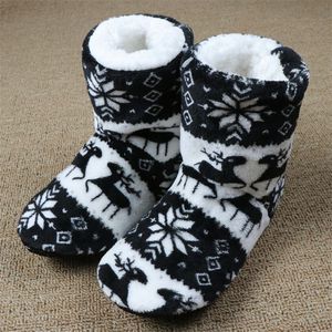 Kapcie zimowe futra kobiety ciepły dom Plikus Flip klapki świąteczne bawełniane buty domowe w domu