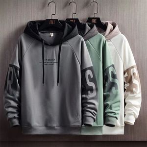 Men's Hoodies Sweatshirts Spring Autumn Kpop Fashion Harajuku Letter Print Streetwear Trend Clothing 220920