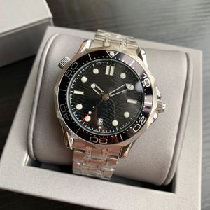Watch Mens Clean Mechanical Automatic Factory 007 Waterproof Business Watches 904L Designer Top Quality Q4dw 376675 es