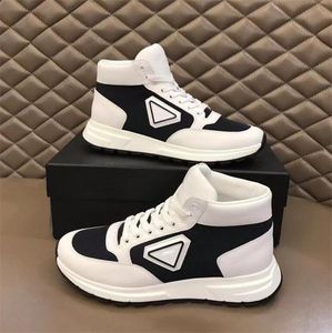 Designer Sneakers High Top Leather Fashion Classic Thick Sole Breattable Casual Men's Shoelaces Case