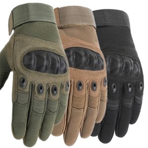 Cinco Dedos Luvas Touch Screen Exército Militar Luvas Táticas Homens Mulheres Paintball Airsoft Combate Motocycle Hard Knuckle Dedo Completo Luvas Militares 220921