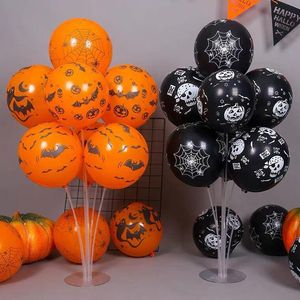 Zucca di Halloween Palloncino Decorazione Ognissanti Paura Mago del partito Mago pipistrello Palloncini Regali per bambini Decorazione della sede scolastica Layout RRB15604