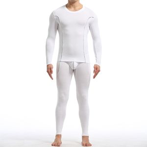 Homens sleepwear conjuntos de roupa interior térmica para homens inverno thermo longo johns roupas grossas roupas sólidas gota 510