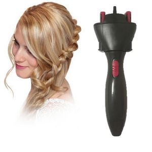 Saç Araçları Elektrikli Braider Otomatik Twist Örgü Cihazı Makine Örgü Stili Cabello Stil Aracı 220921