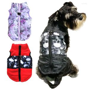 Dog Apparel Pets Winter Warm Coat Pet Clothes Vest Harness In Outfit Padded Jacket For Small Puppy Dogs Cold Weather XS XL