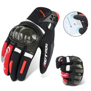 خمسة أصابع قفازات قفازات دراجة نارية الرجال Guantes Moto Touch Screen دراجة نارية للدراجات النارية قفازات ركوب الدراجات حامية Motocross 220921