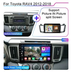 Lettore video per auto Android da 10 pollici per TOYOTA RAV4 2013-2017 Auto Radio Navigazione GPS con Bluetooth Mirror Link