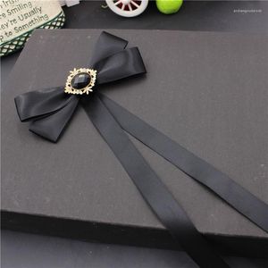 Bow Ties Kadınlar Düğün Partisi Yakası Gömlek Kravat Erkekler Uzun Şerit Kravat Kravat Cravat İş İş Ofis Alaşım Rhinestone Bowtie