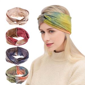 Yumuşak Açık Elastikiyet Spor Kafa Bantları Çapraz Saç Bantları Geniş Yan Saç Band Yoga Headdress Bohemian Beach Meapwear Mewerfarf Kadınlar için