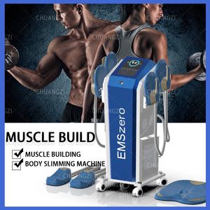 2023 O equipamento de RF mais popular Mais recente 4 Handle DLS-EMSLIM Esteticista corporal estimulante muscular Experiência de modelagem corporal segura e eficiente