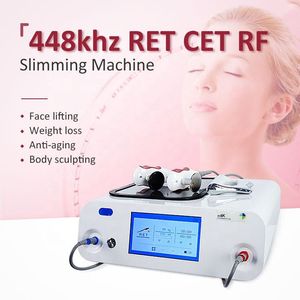 Salon 448KHZ Afslankkoorts Master Cet Ret Rf Tecar Diathermie Fysiotherapie Facial Lifting Body Sculpting EMS Spierschraper Apparaat voor gewichtsverlies